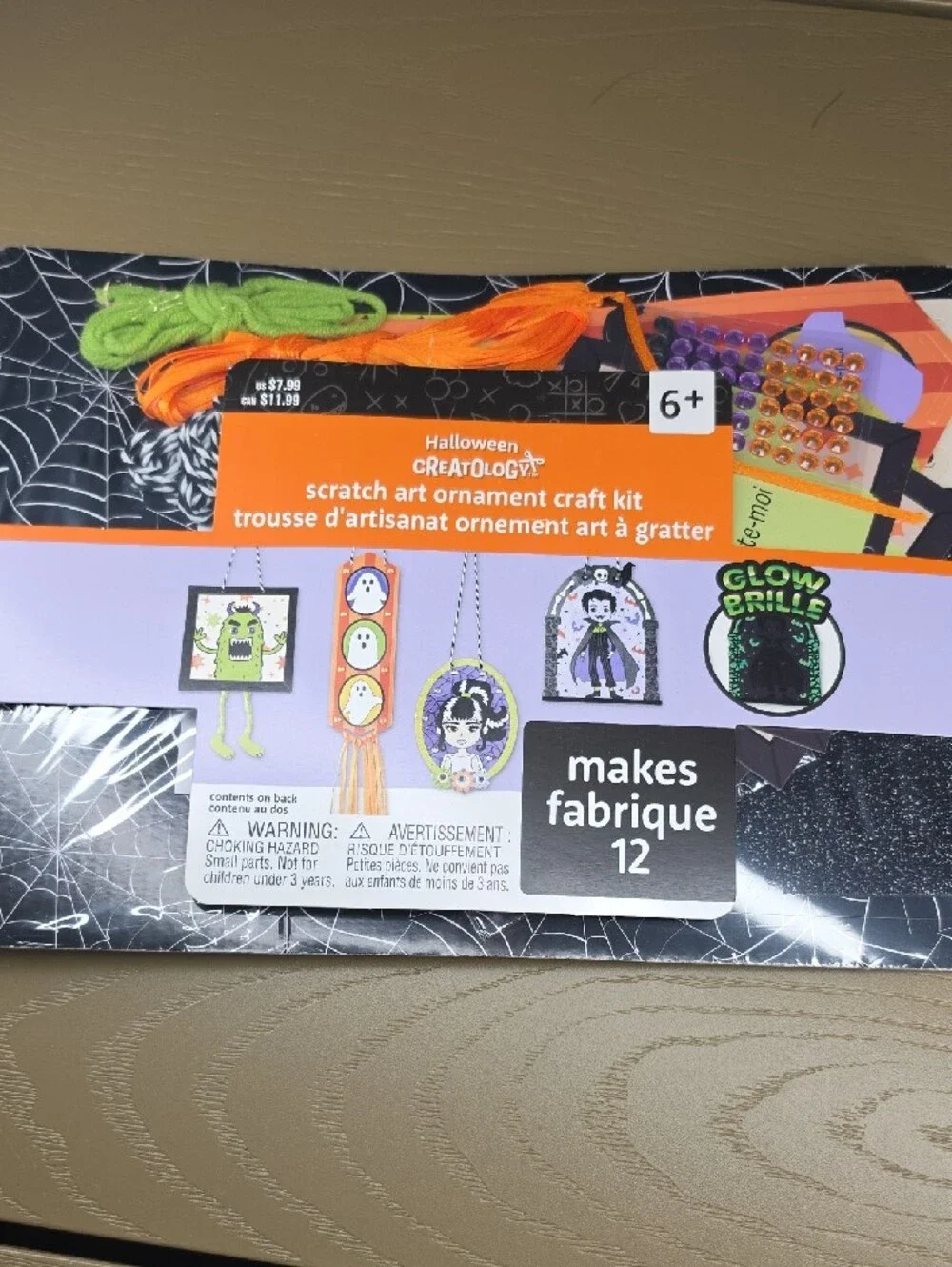 Halloween Ghost Paper Lantern Kit And Scratch Ornament Kit
